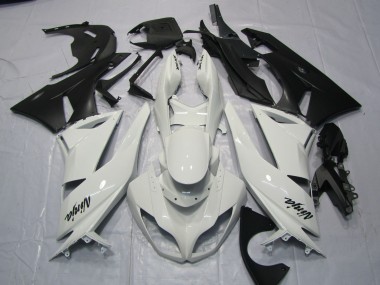 Blanc Brillant 09-12 ZX6R Carénage Moto