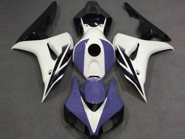Blanc Brillant Bleu & Noir 06-07 CBR1000RR Carénage Moto
