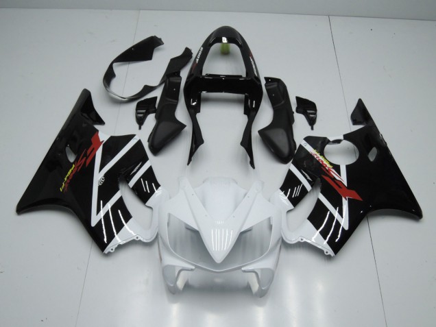 Blanc Brillant & Noir 01-03 CBR600 F4i Carénage Moto Blanc Brillant & Noir 01-03 CBR600 F4i Carénage Moto