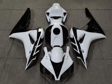 Blanc Brillant & Noir 06-07 CBR1000RR Carénage Moto