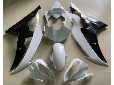Blanc Brillant & Noir & Or 08-16 R6 Carénage Moto