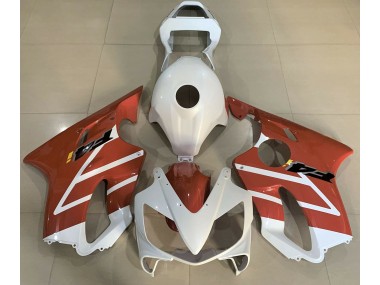 Blanc Brillant & Orange 01-03 CBR600 F4i Carénage Moto