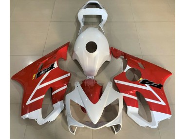 Blanc Brillant & Rouge 01-03 CBR600 F4i Carénage Moto