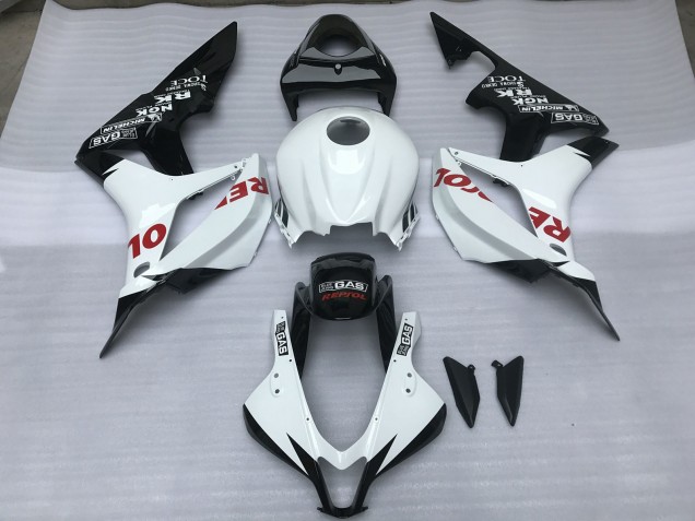 Blanc Brillant & Rouge Repsol 07-08 CBR600RR Carénage Moto Blanc Brillant & Rouge Repsol 07-08 CBR600RR Carénage Moto
