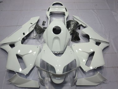 Blanc Brillant Uni 03-04 CBR600RR Carénage Moto