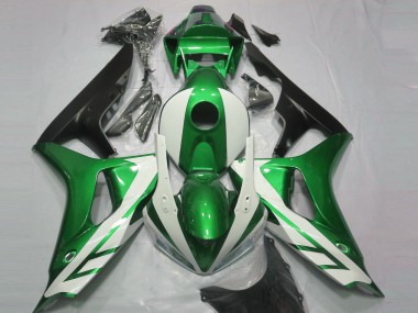 Blanc Brillant & Vert 06-07 CBR1000RR Carénage Moto