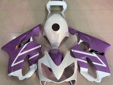 Blanc Brillant & Violet 01-03 CBR600 F4i Carénage Moto