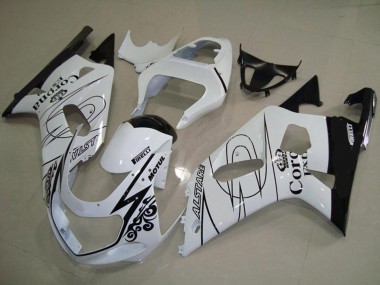 Blanc Corona 01-03 GSXR 600-750 Carénage Moto