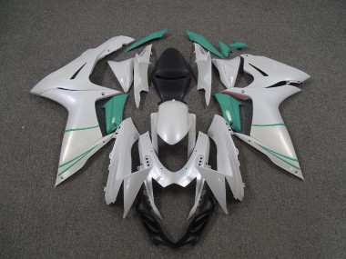 Blanc Nacré & Bleu T 11-24 GSXR 600-750 Carénage Moto