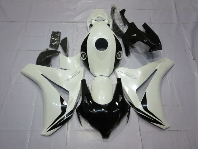 Blanc Nacré & Noir 08-11 CBR1000RR Carénage Moto