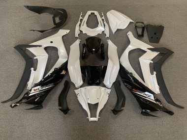 Blanc Nacré & Noir 11-15 ZX10R Carénage Moto