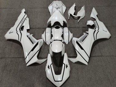 Blanc Nacré & Noir 17-23 CBR1000RR Carénage Moto