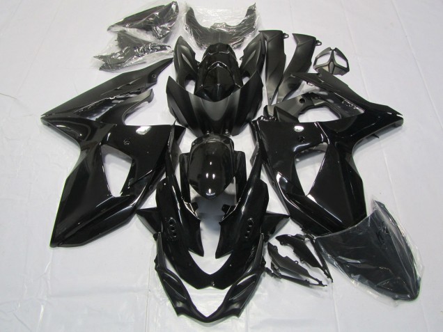 Blanc Noir & Bleu 09-16 GSXR 1000 Carénage Moto Blanc Noir & Bleu 09-16 GSXR 1000 Carénage Moto