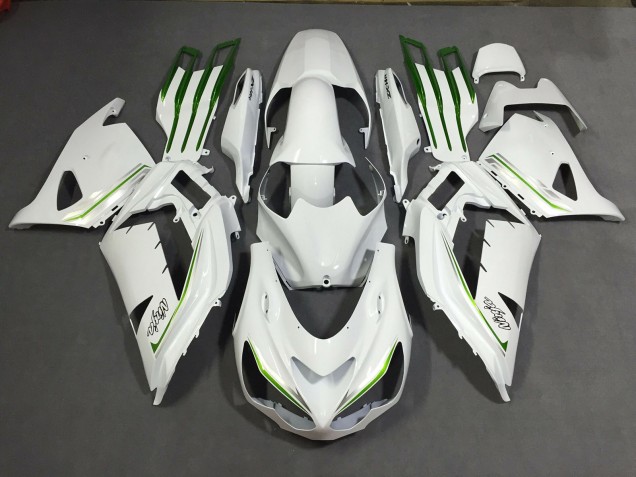 Blanc Perle Personnalisé 12-21 ZX14R Carénage Moto Blanc Perle Personnalisé 12-21 ZX14R Carénage Moto