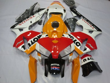 Blanc Repsol 05-06 CBR600RR Carénage Moto