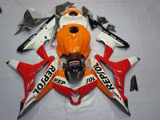 Blanc Repsol 07-08 CBR600RR Carénage Moto Blanc Repsol 07-08 CBR600RR Carénage Moto