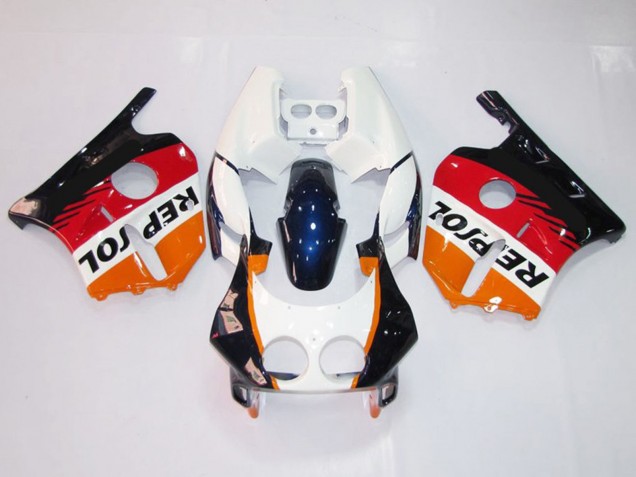 Blanc Repsol 90-98 CBR250RR Carénage Moto