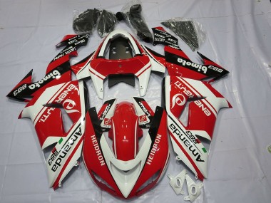 Blanc Rouge 06-07 ZX10R Carénage Moto