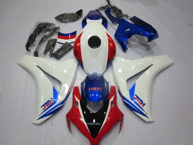 Blanc Rouge & Bleu 08-11 CBR1000RR Carénage Moto