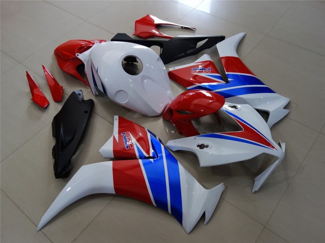 Blanc Rouge & Bleu 12-16 CBR1000RR Carénage Moto Blanc Rouge & Bleu 12-16 CBR1000RR Carénage Moto