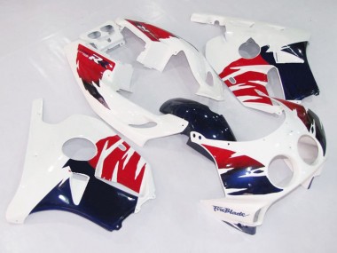 Blanc Rouge & Bleu 90-98 CBR250RR Carénage Moto