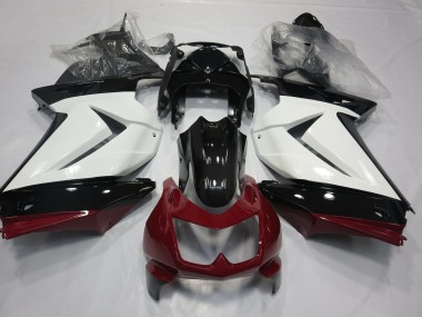 Blanc Rouge & Noir 08-12 Ninja 250 Carénage Moto