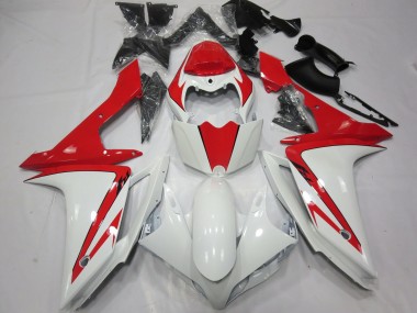Blanc Rouge Personnalisé 07-08 R1 Carénage Moto