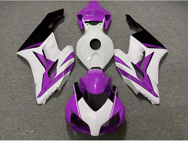 Blanc Violet & Noir Brillant 04-05 CBR1000RR Carénage Moto Blanc Violet & Noir Brillant 04-05 CBR1000RR Carénage Moto