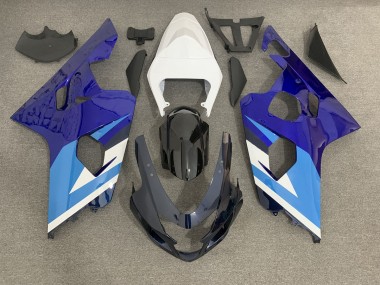 Bleu 04-05 GSXR 600-750 Carénage Moto