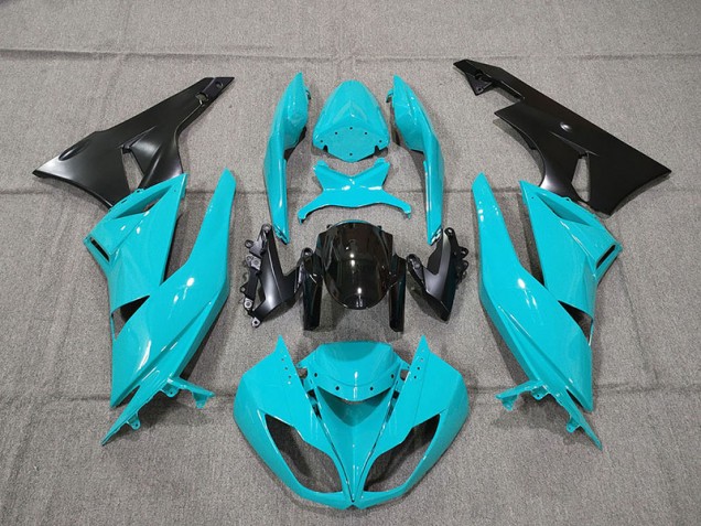 Bleu 09-12 ZX6R Carénage Moto Bleu 09-12 ZX6R Carénage Moto