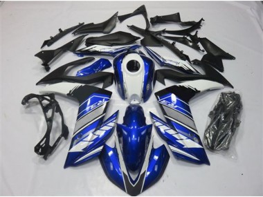 Bleu & Argent 15-18 R3 Carénage Moto