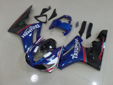Bleu & Blanc 09-12 Daytona 675 Carénage Moto