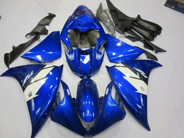 Bleu & Blanc 12-14 R1 Carénage Moto Bleu & Blanc 12-14 R1 Carénage Moto