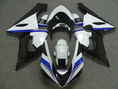 Bleu Blanc & Noir 05-06 ZX6R Carénage Moto