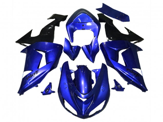Bleu Brillant 06-07 ZX10R Carénage Moto Bleu Brillant 06-07 ZX10R Carénage Moto