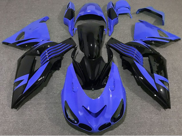 Bleu Brillant 06-11 ZX14R Carénage Moto Bleu Brillant 06-11 ZX14R Carénage Moto