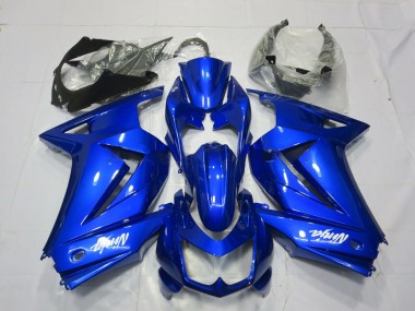 Bleu Brillant 08-12 Ninja 250 Carénage Moto