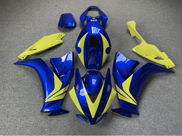 Bleu Brillant & Beige Désert 12-16 CBR1000RR Carénage Moto Bleu Brillant & Beige Désert 12-16 CBR1000RR Carénage Moto