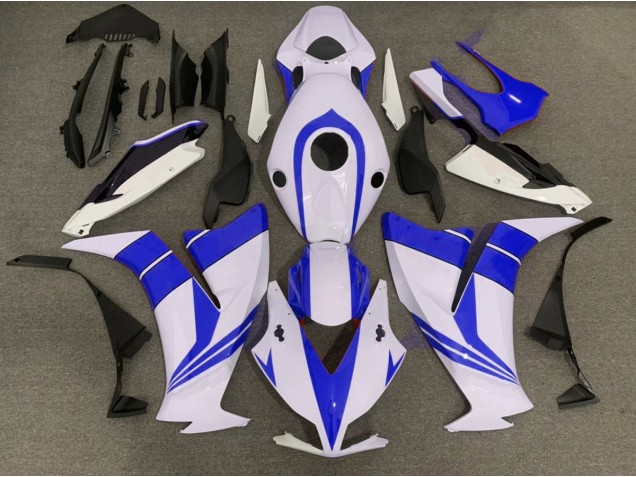 Bleu Brillant & Blanc 12-16 CBR1000RR Carénage Moto Bleu Brillant & Blanc 12-16 CBR1000RR Carénage Moto