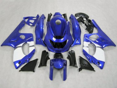Bleu Brillant & Blanc 98-07 YZF600 Carénage Moto