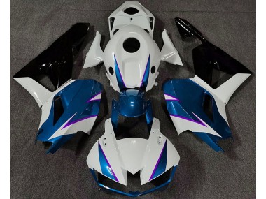 Bleu Brillant Blanc & Violet 13-23 CBR600RR Carénage Moto