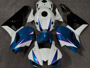 Bleu Brillant Blanc & Violet 13-23 CBR600RR Carénage Moto
