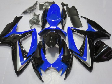 Bleu Brillant Débadgé 06-07 GSXR 600-750 Carénage Moto