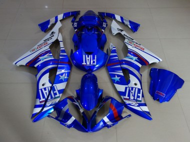 Bleu Brillant Fiat 08-16 R6 Carénage Moto