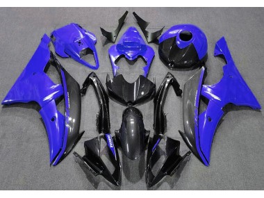 Bleu Brillant & Fiber De Carbone 08-16 R6 Carénage Moto