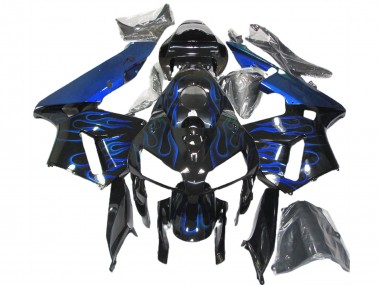 Bleu Brillant Flamme 05-06 CBR600RR Carénage Moto