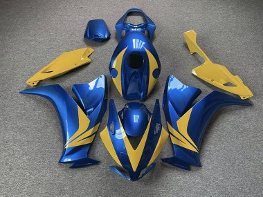 Bleu Brillant & Jaune 12-16 CBR1000RR Carénage Moto