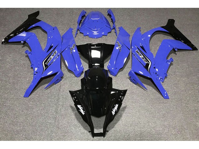 Bleu Brillant & Logos 11-15 ZX10R Carénage Moto Bleu Brillant & Logos 11-15 ZX10R Carénage Moto