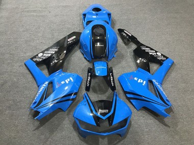Bleu Brillant & Logos 13-23 CBR600RR Carénage Moto
