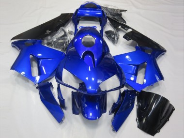 Bleu Brillant & Noir 03-04 CBR600RR Carénage Moto